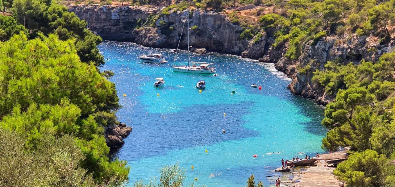 * Casa Del Diamante - Meer- Und Buchtblick Villa * Cala Pi  Exterior foto