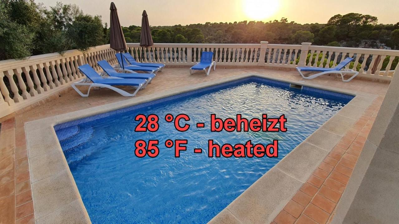 * Casa Del Diamante - Meer- Und Buchtblick Villa * Cala Pi  Exterior foto