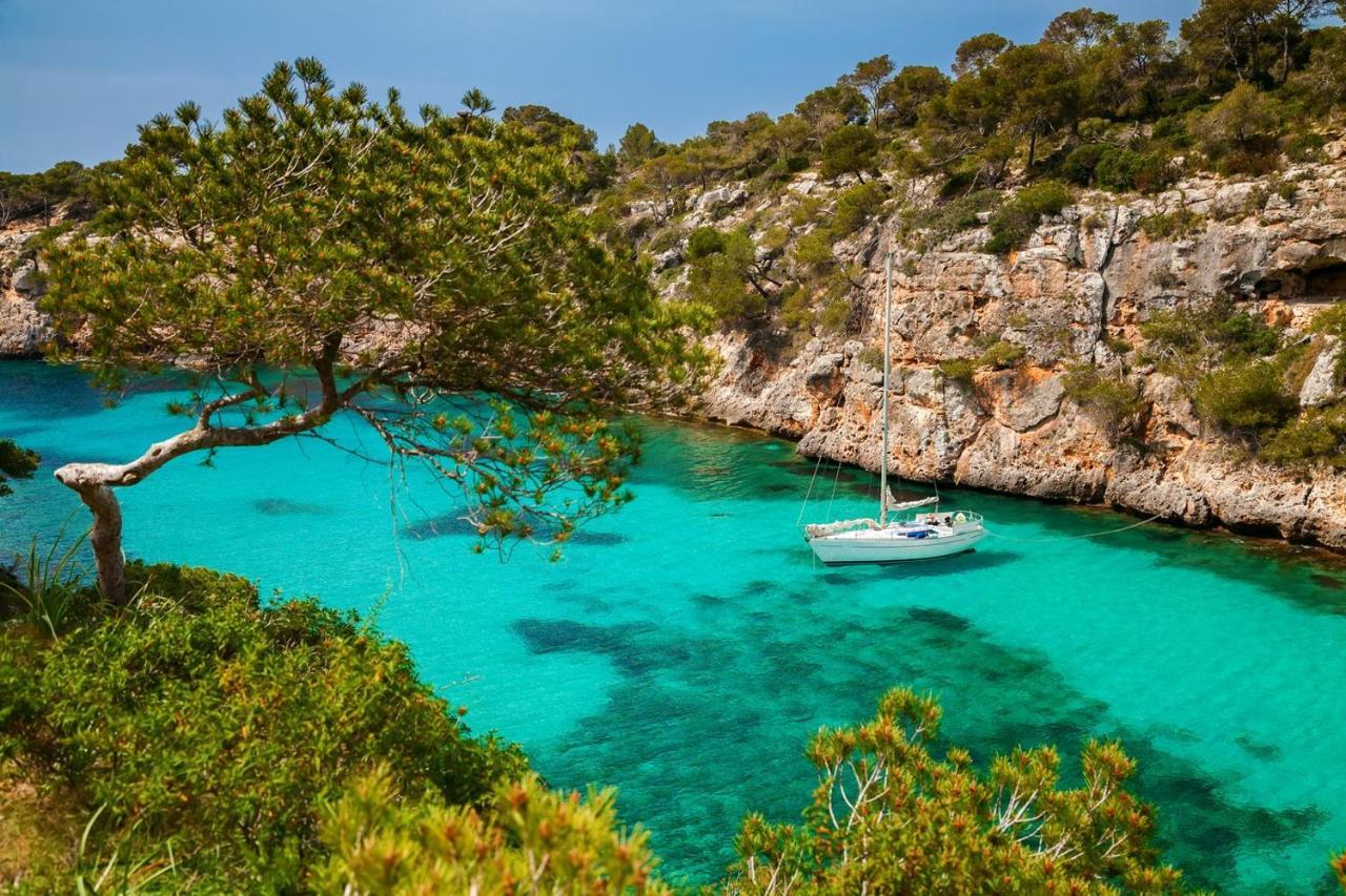 * Casa Del Diamante - Meer- Und Buchtblick Villa * Cala Pi  Exterior foto