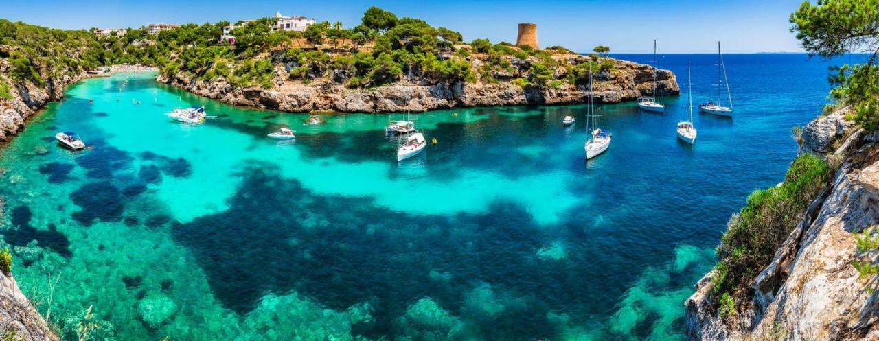 * Casa Del Diamante - Meer- Und Buchtblick Villa * Cala Pi  Exterior foto